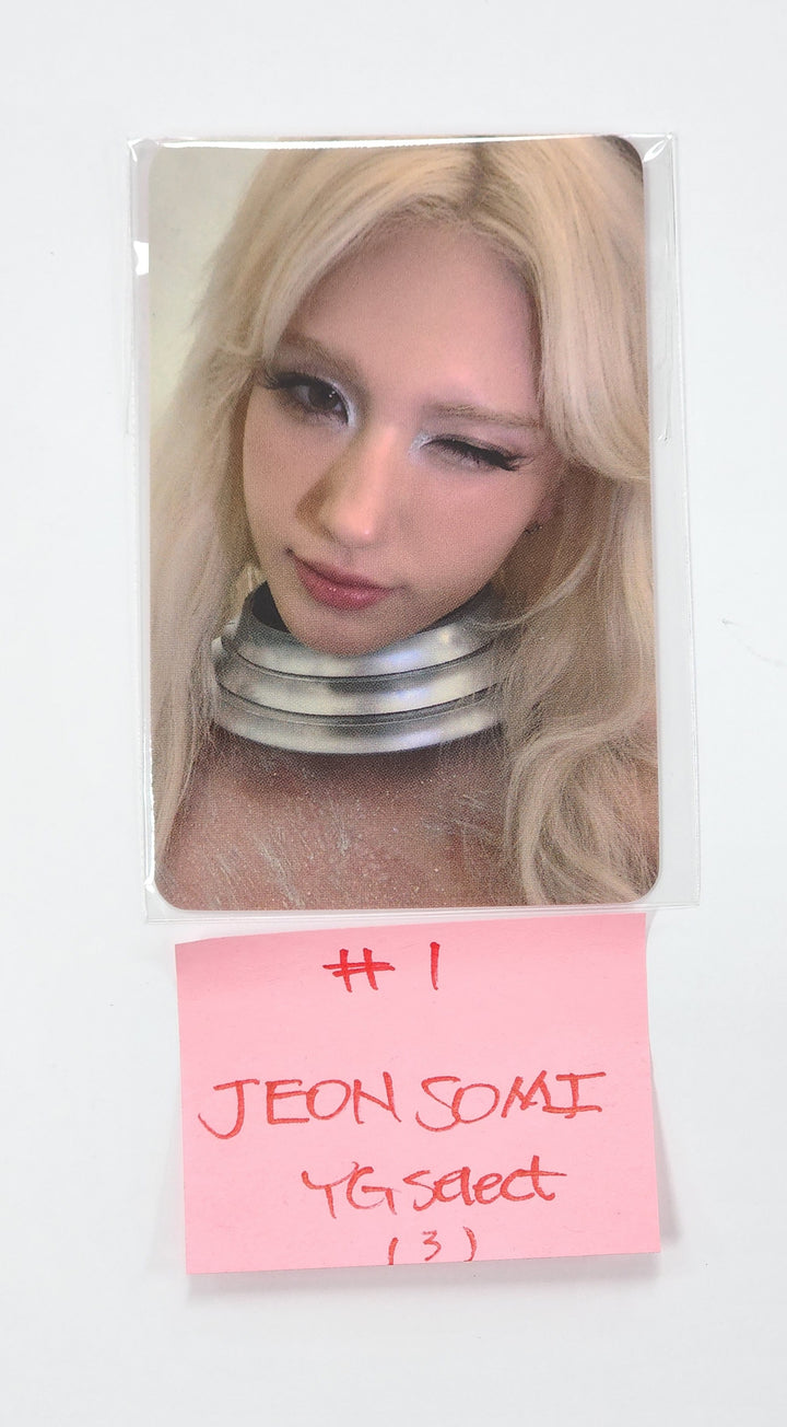 JEON SOMI "Chaotic &amp; Confused" - YG Select Pre-Order Benefit Photocard [25.8.13]
