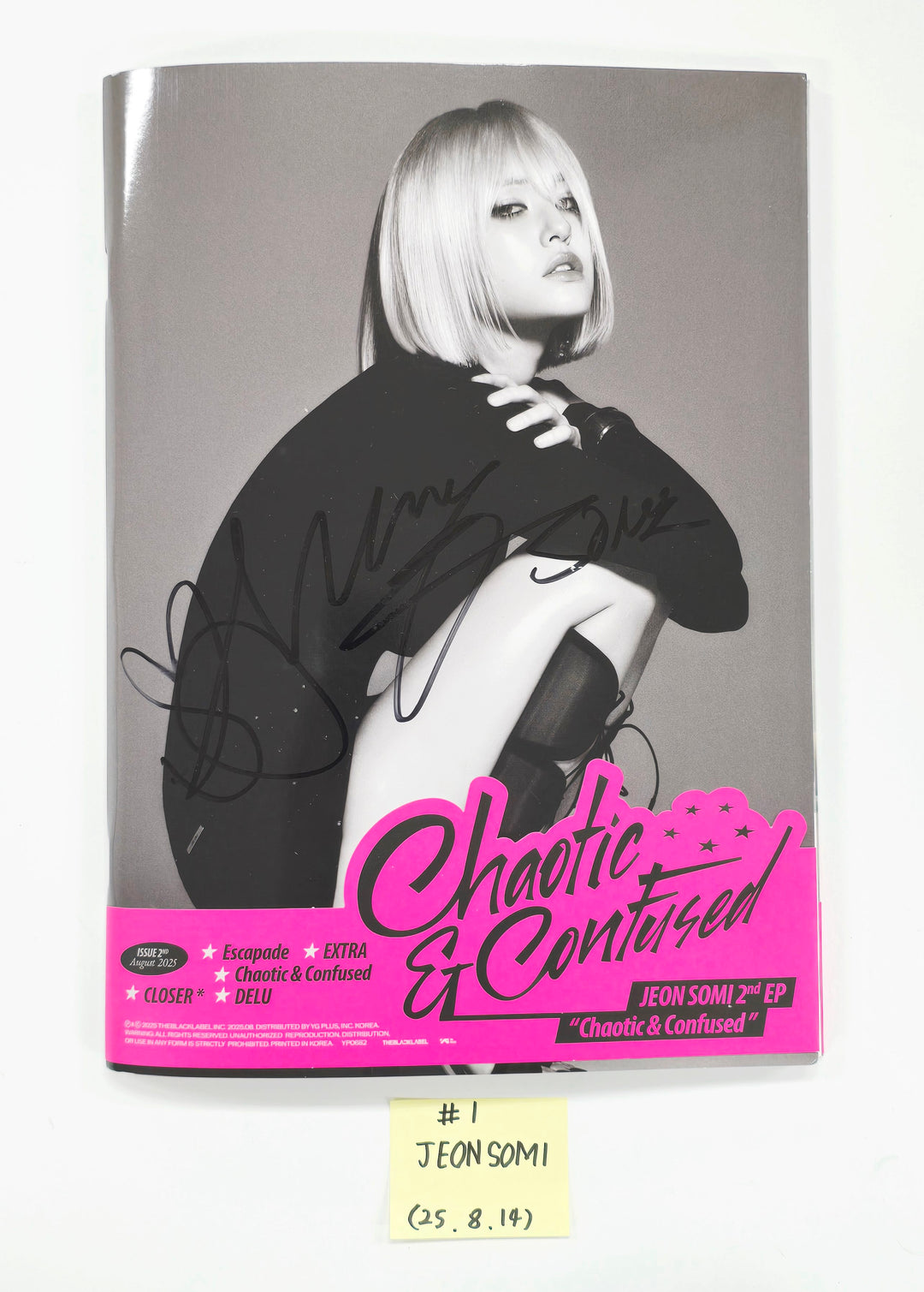 JEONSOMI "Chaotic &amp; Confused" - Hand Autographed(Signed) Promo Album [25.8.14]