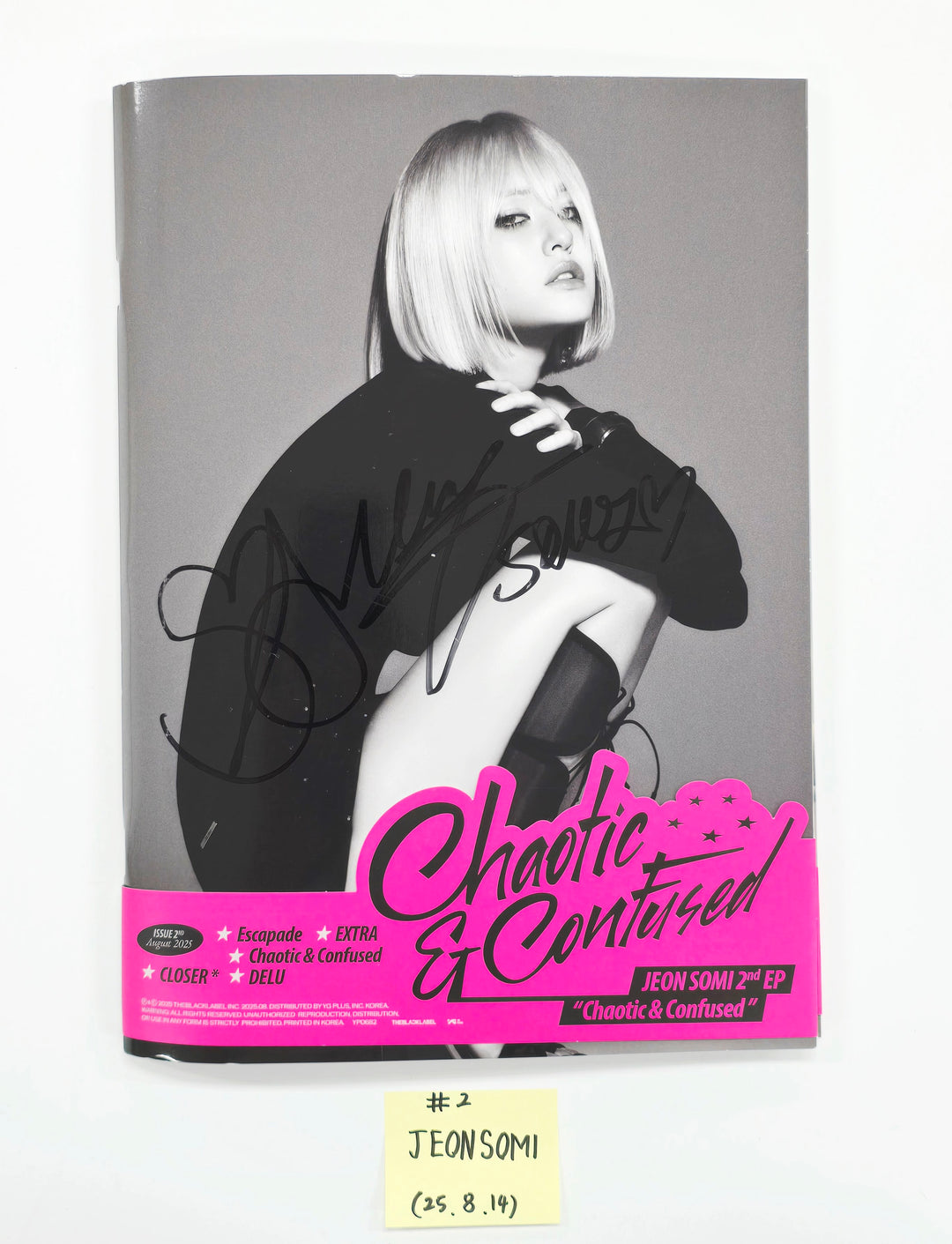 JEONSOMI "Chaotic &amp; Confused" - Hand Autographed(Signed) Promo Album [25.8.14]