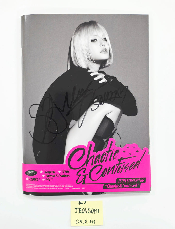 JEONSOMI "Chaotic &amp; Confused" - Hand Autographed(Signed) Promo Album [25.8.14]