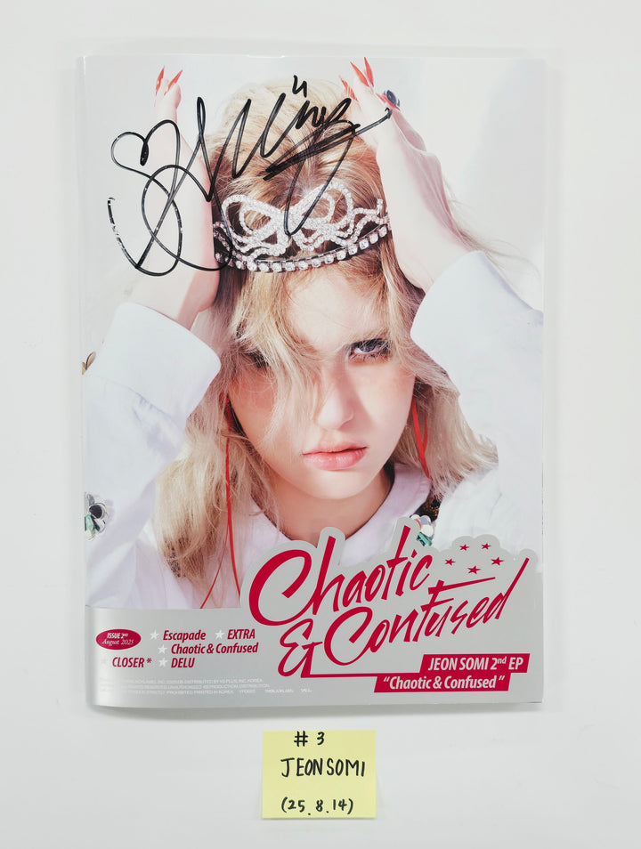 JEONSOMI "Chaotic &amp; Confused" - Hand Autographed(Signed) Promo Album [25.8.14]