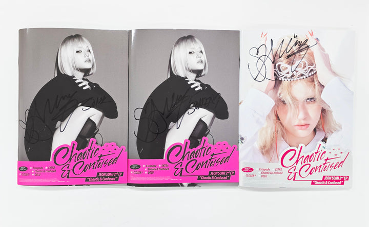 JEONSOMI "Chaotic &amp; Confused" - Hand Autographed(Signed) Promo Album [25.8.14]