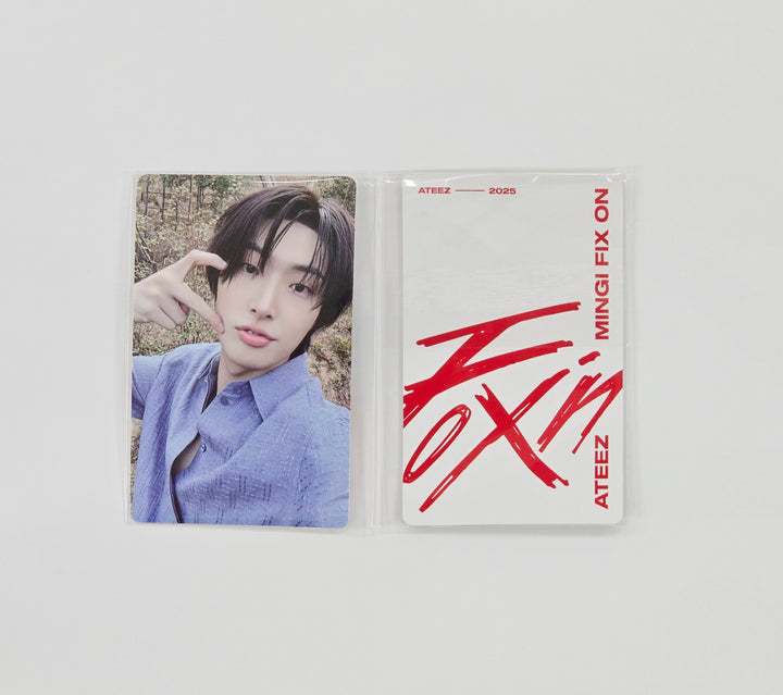 Mingi (of Ateez) - "Fix On : HBD" Pop-Up Store Scratch Lucky Draw Event Photocard [25.8.18]