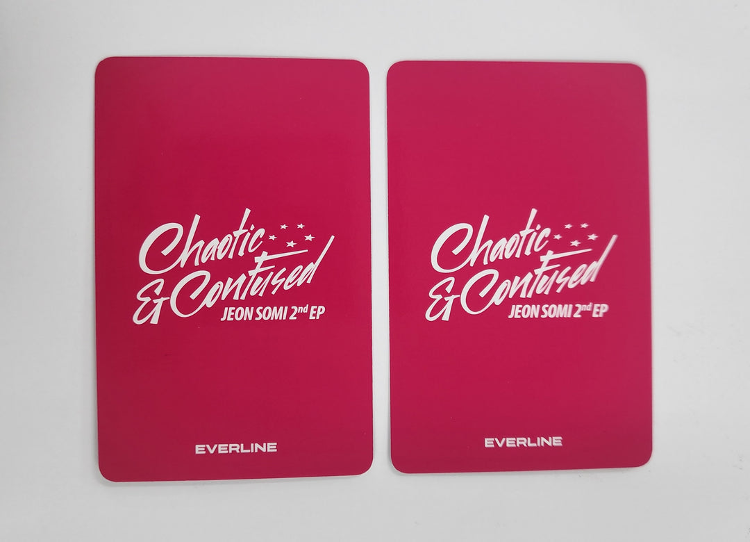 JEON SOMI "Chaotic &amp; Confused" - Everline Fansign Event  Photocard [25.8.20]