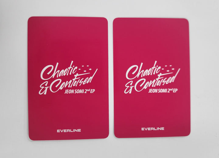 JEON SOMI "Chaotic &amp; Confused" - Everline Fansign Event  Photocard [25.8.20]