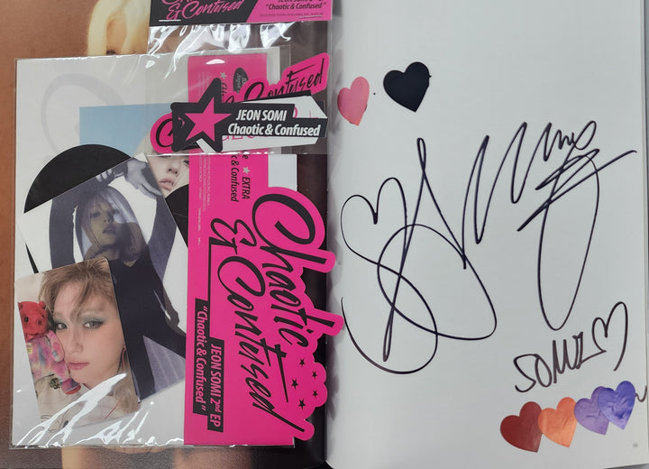 JEONSOMI "Chaotic &amp; Confused" - Hand Autographed(Signed) Album [25.8.21]
