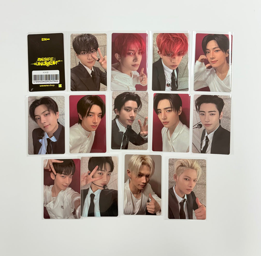 Enhypen "Desire : Unleash" - Weverse Shop Lucky Draw Event Photocard Round 2 [25.8.22]