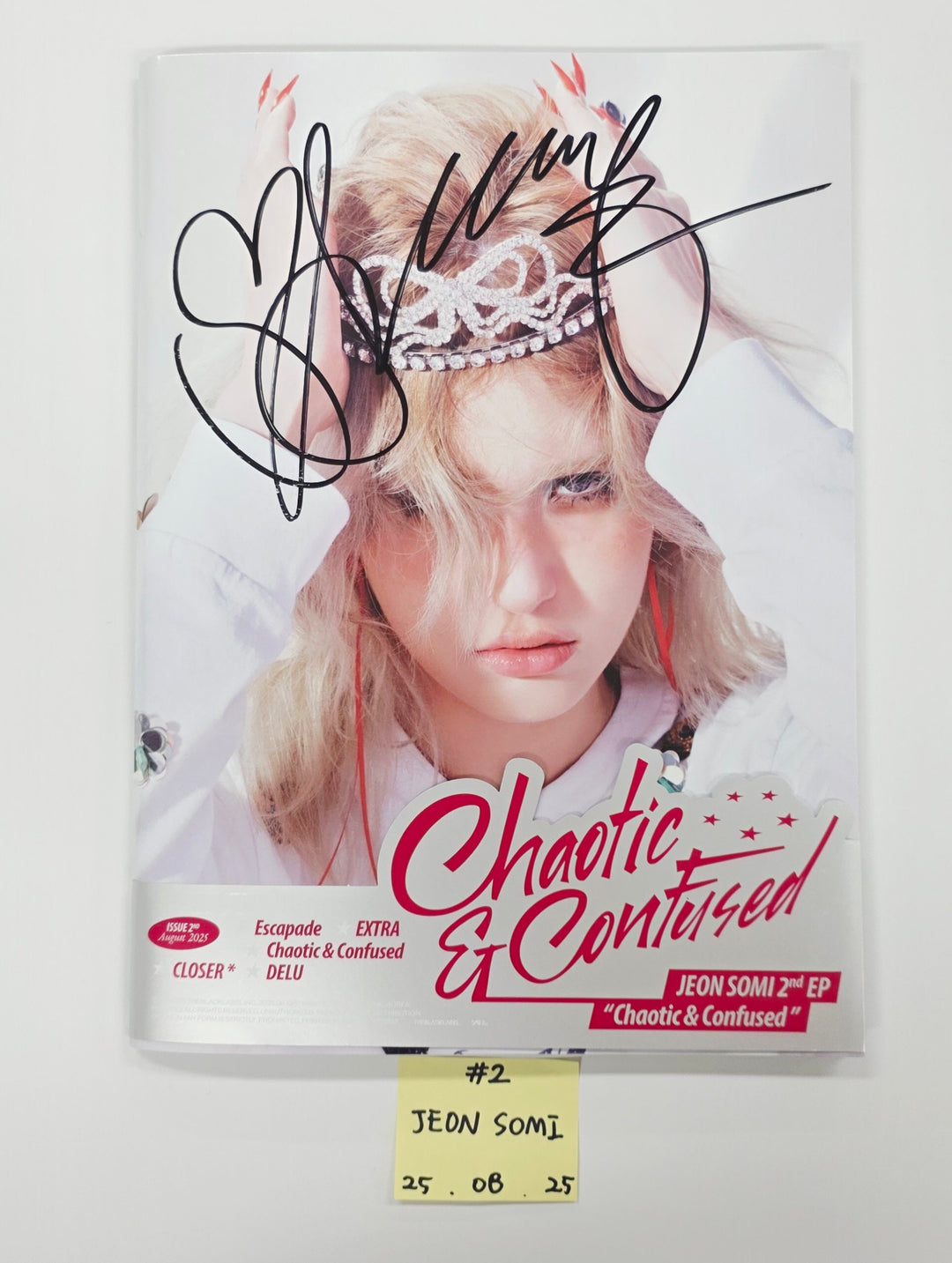 JEON SOMI "Chaotic &amp; Confused", Kep1er "BUBBLE GUM", Moonbyul "laundri"- Hand Autograhped(Signed) Promo Album [25.8.25]