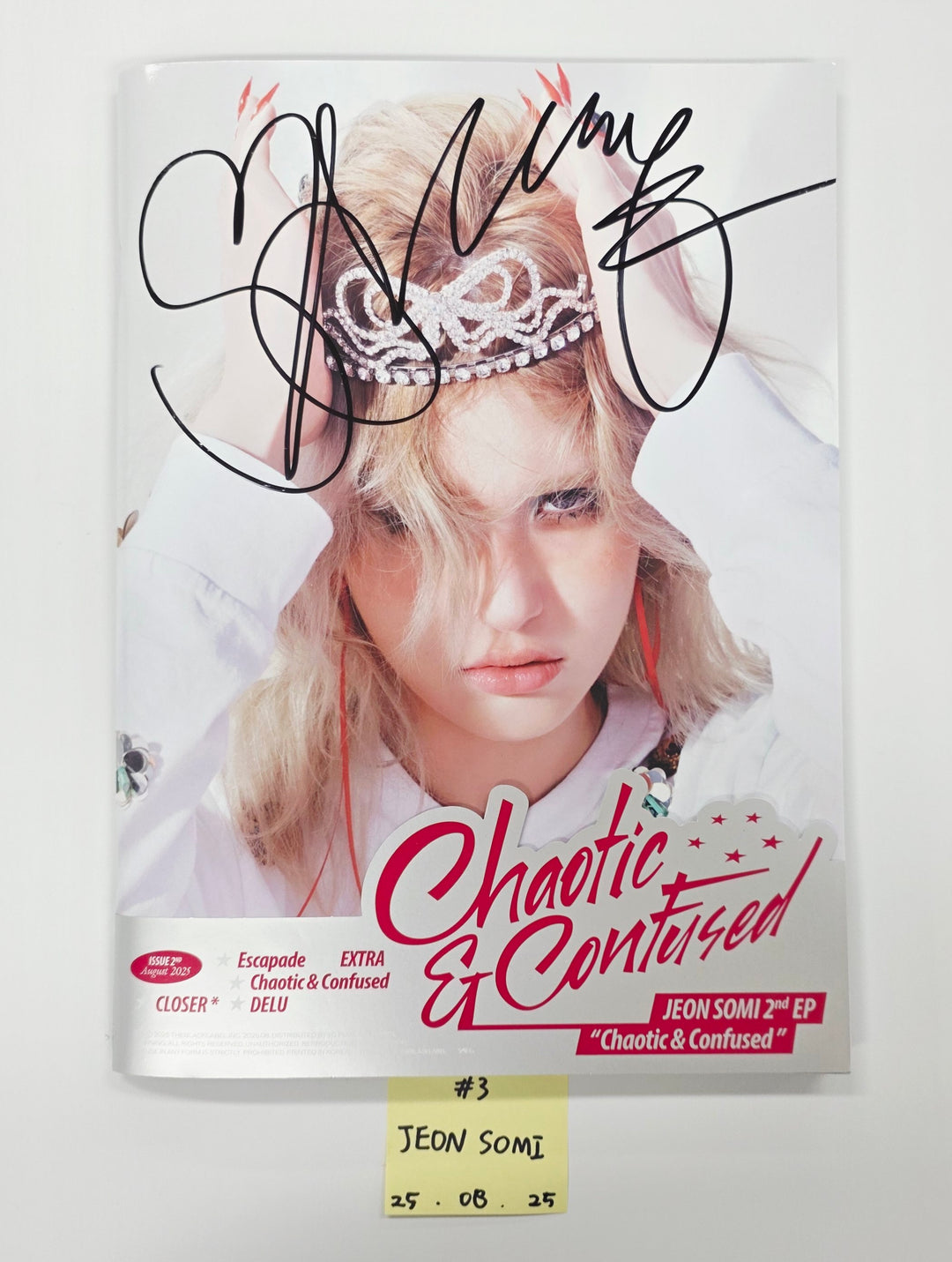JEON SOMI "Chaotic &amp; Confused", Kep1er "BUBBLE GUM", Moonbyul "laundri"- Hand Autograhped(Signed) Promo Album [25.8.25]