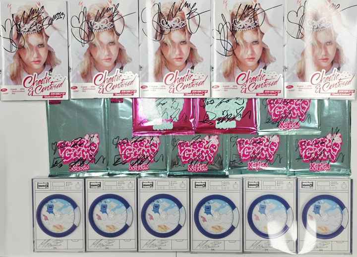 JEON SOMI "Chaotic &amp; Confused", Kep1er "BUBBLE GUM", Moonbyul "laundri"- Hand Autograhped(Signed) Promo Album [25.8.25]