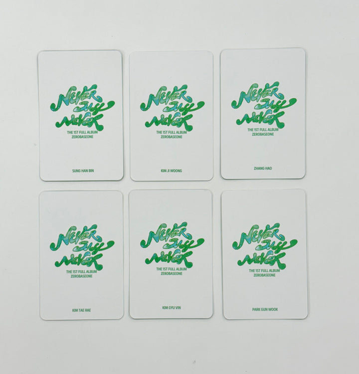 ZEROBASEONE 1st FULL ALBUM "NEVER SAY NEVER" - Pre Order Benefit Photocard [25.9.11]