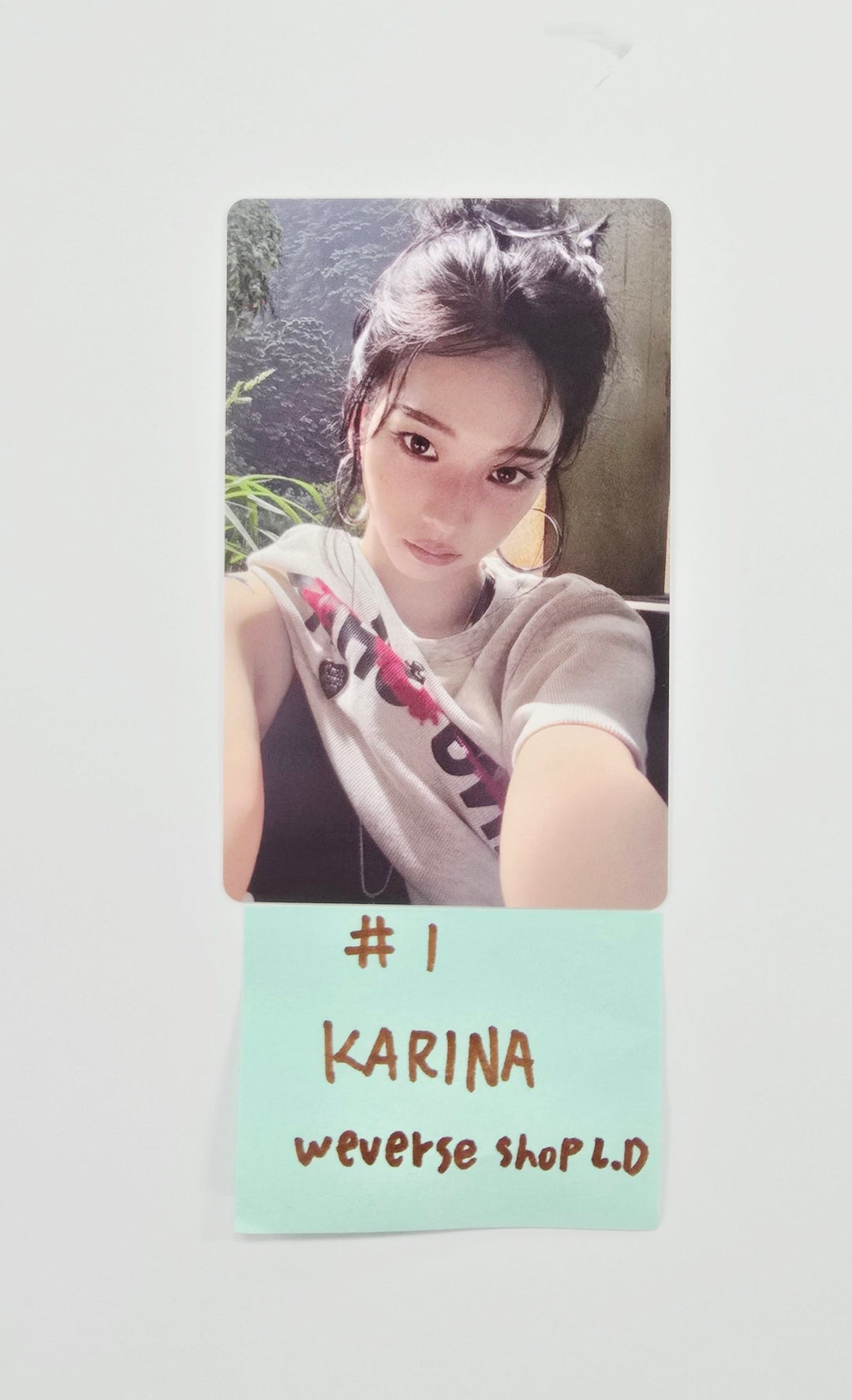Aespa "Rich Man" - Weverse Shop Lucky Draw Event Photocard [25.9.15]