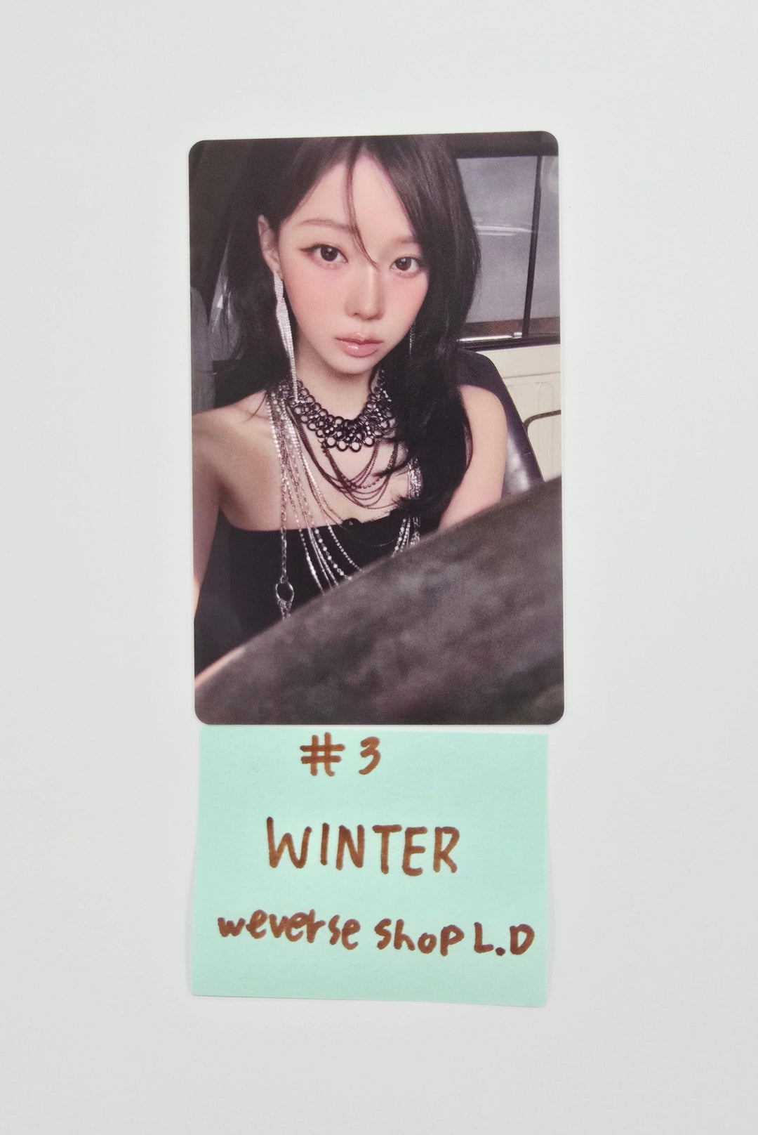 Aespa "Rich Man" - Weverse Shop Lucky Draw Event Photocard [25.9.15]