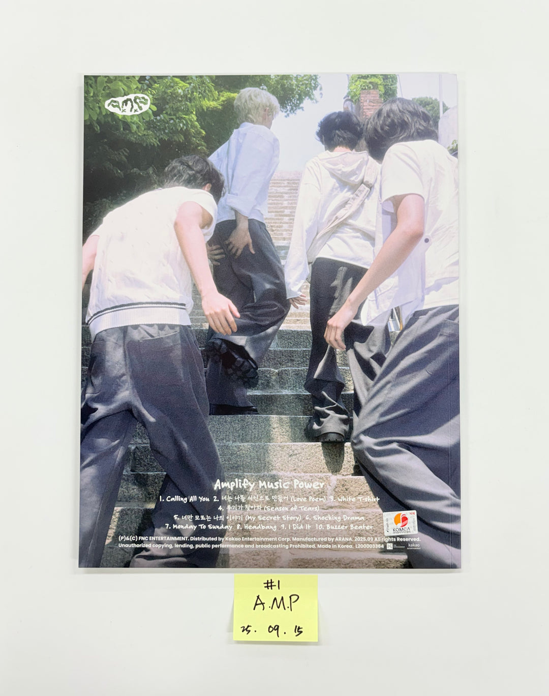 AxMxP "AxMxP ", Haechan "TASTE", NCT WISH "COLOR", CORTIS "Color Outside The Lines" - Hand Autographed(Signed) Promo Album [25.9.15]