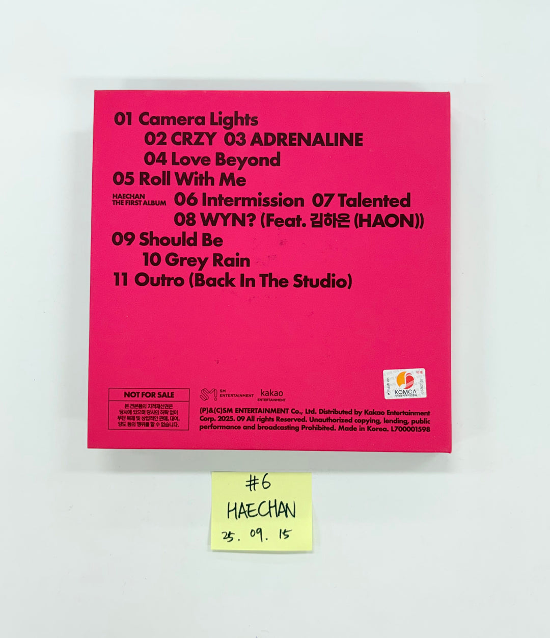 AxMxP "AxMxP ", Haechan "TASTE", NCT WISH "COLOR", CORTIS "Color Outside The Lines" - Hand Autographed(Signed) Promo Album [25.9.15]