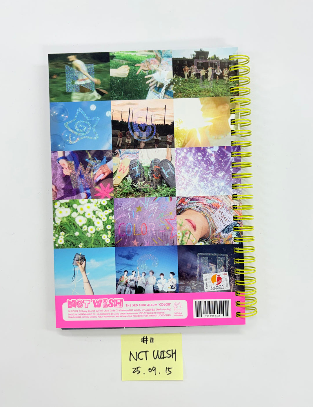 AxMxP "AxMxP ", Haechan "TASTE", NCT WISH "COLOR", CORTIS "Color Outside The Lines" - Hand Autographed(Signed) Promo Album [25.9.15]