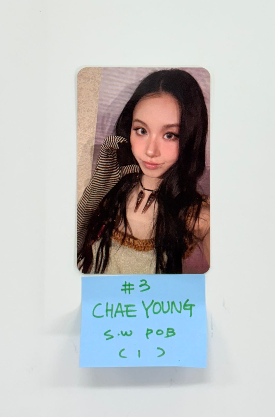 CHAEYOUNG (of Twice) "LIL FANTASY"- Soundwave Pre-Order Benefit Photocard [25.9.17]