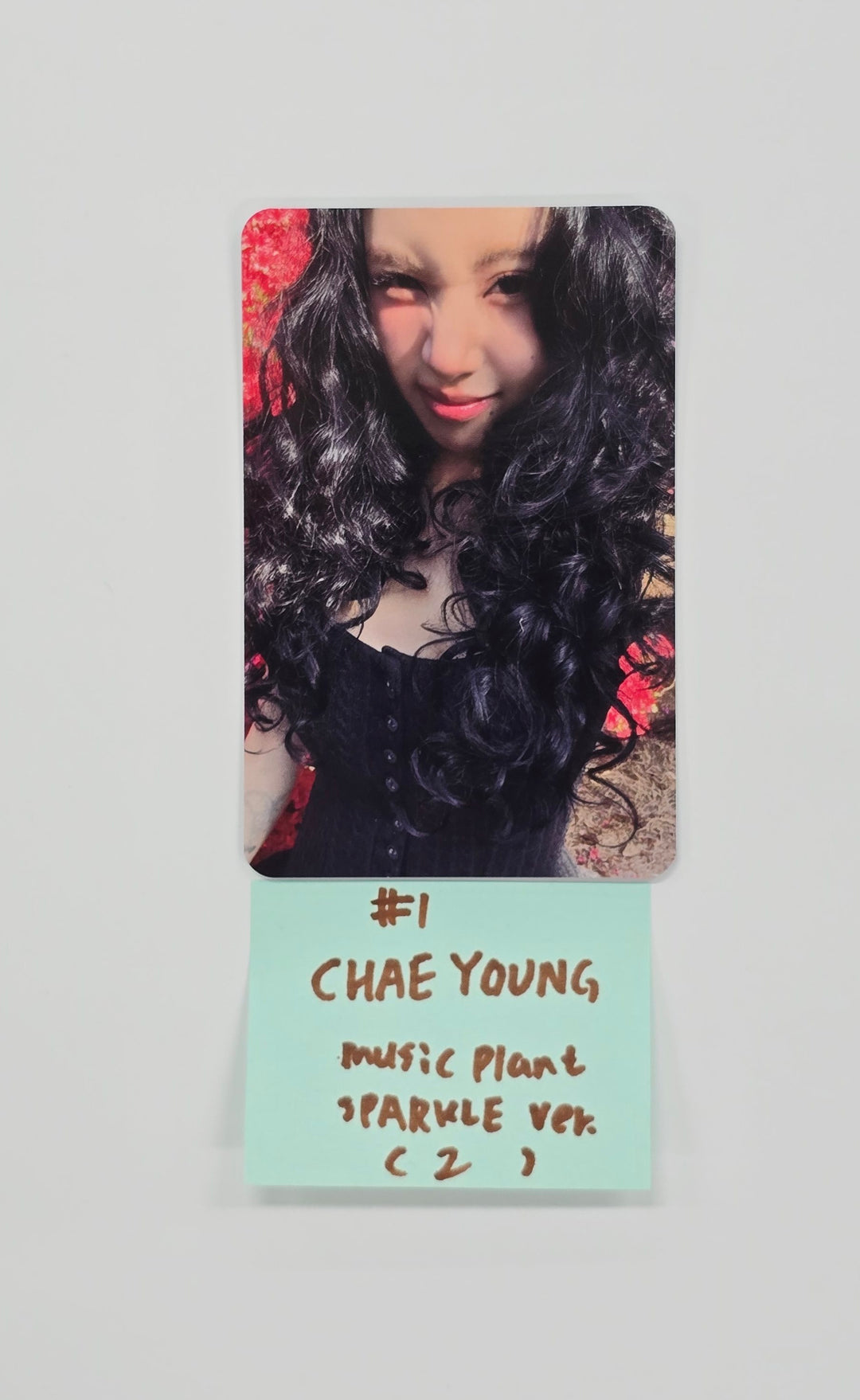 CHAEYOUNG (of Twice) "LIL FANTASY"- Music Plant Pre-Order Benefit Photocard (Sparkle ver.) [25.9.18]