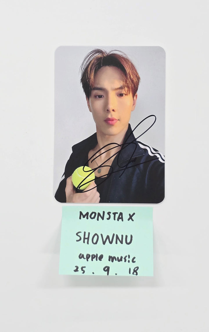 SHOWNU (of MONSTA X) "THE X" - Apple Music Fansign Event Winner Photocard [25.9.18]
