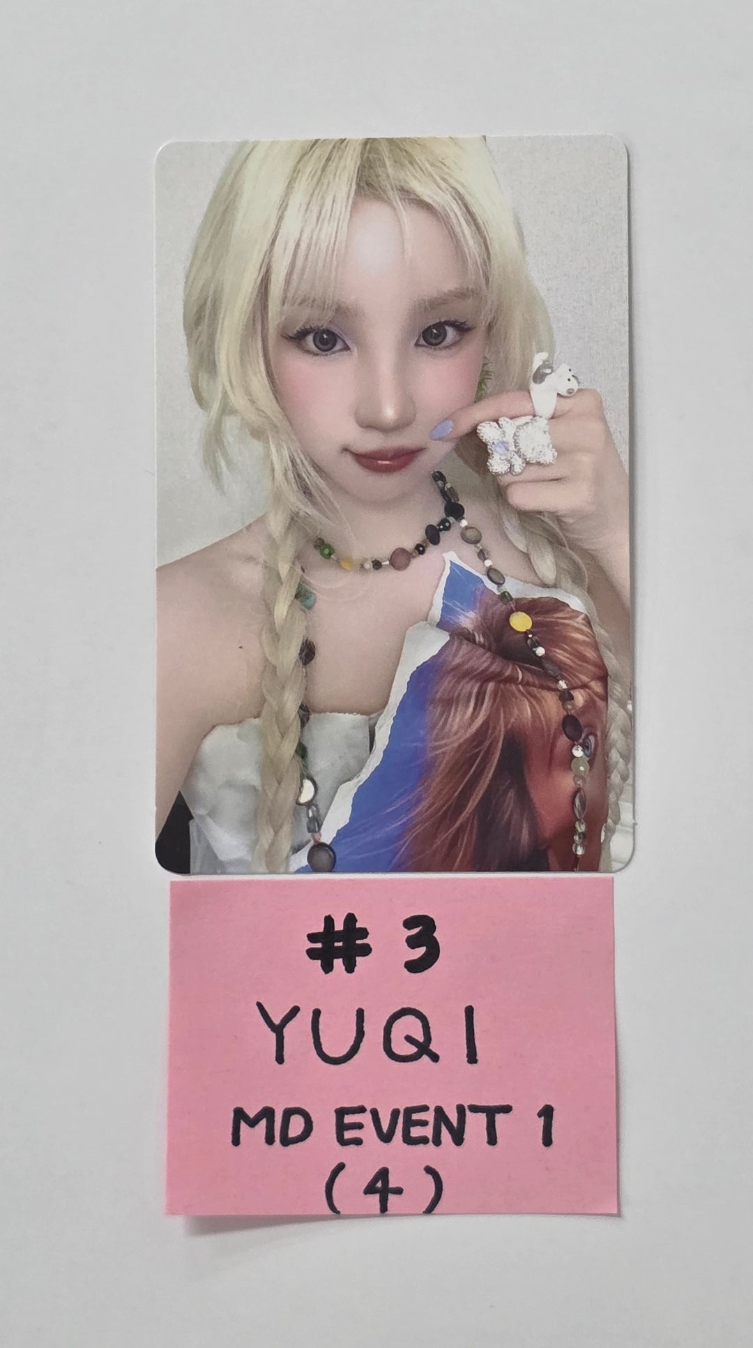 YUQI (of I-dle) 1st Single "Motivation" POP-UP Store MD Event, Gacha Event Photocard [25.9.19]
