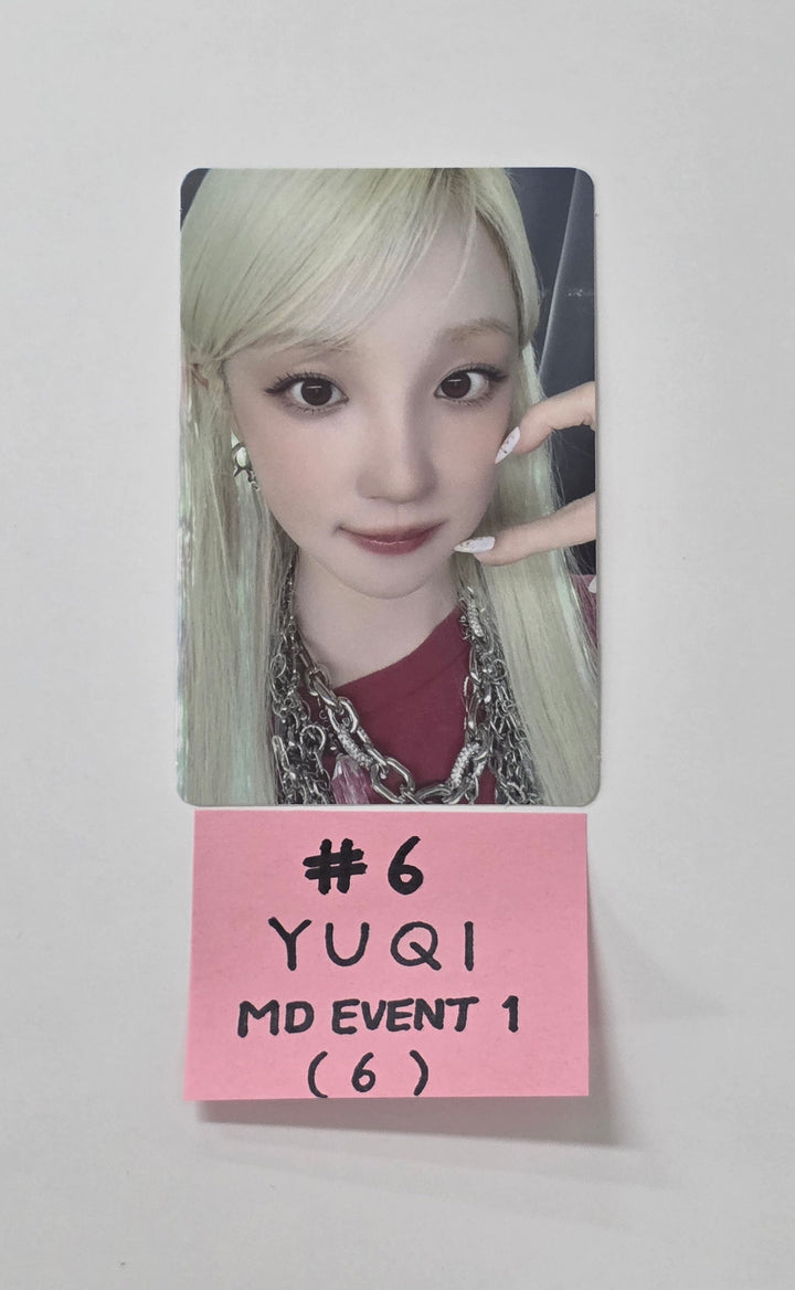 YUQI (of I-dle) 1st Single "Motivation" POP-UP Store MD Event, Gacha Event Photocard [25.9.19]