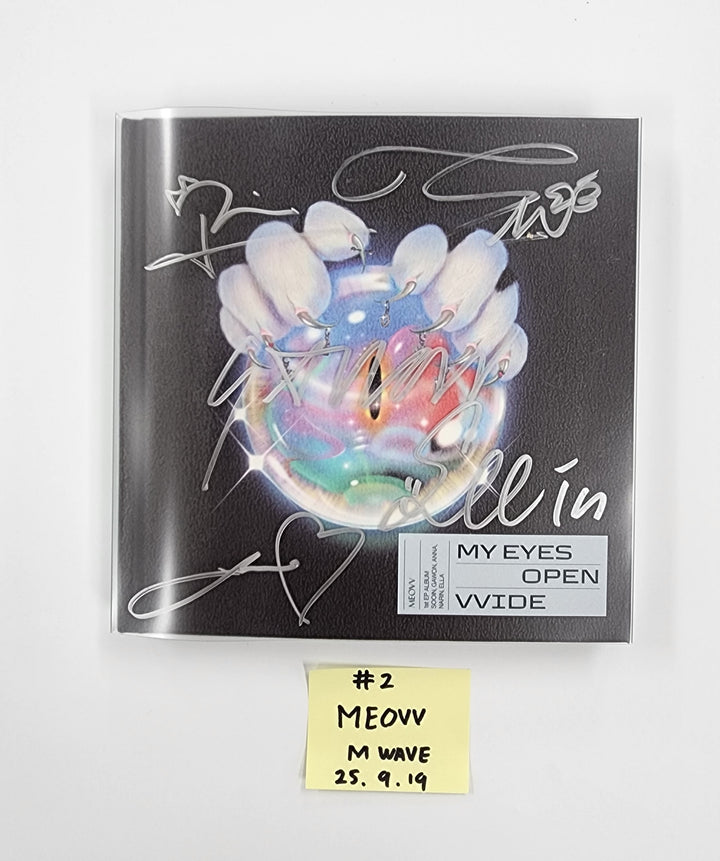 MEOVV 1st EP "MY EYES OPEN VVIDE’" - MWAVE Hand Authgraphed (Signed) Album  [25.9.19]