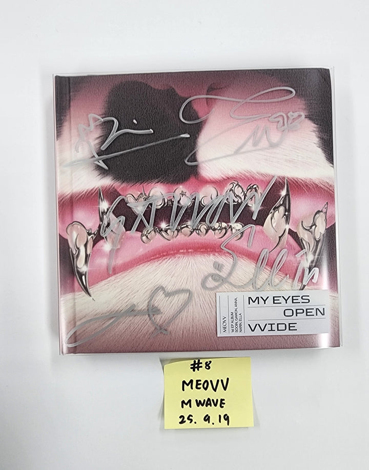 MEOVV 1st EP "MY EYES OPEN VVIDE’" - MWAVE Hand Authgraphed (Signed) Album  [25.9.19]