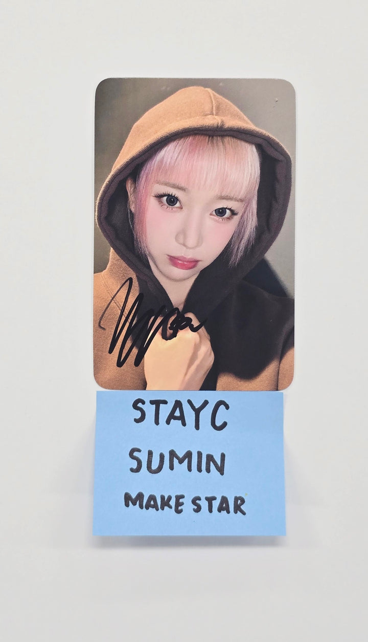 SUMIN (of STAYC) "I WANT IT" - Makestar Fansign Event Winner Photocard [25.9.22]