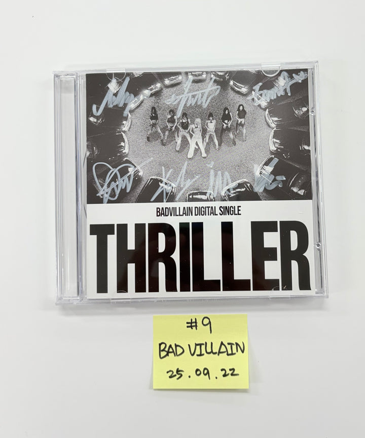 WENDY (of Red velvet) "Cerulean Verge", YUQI (of I-die) "Motivation", BADVILLAIN "THRILLER" - Hand Authgraphed (Signed) Promo Album  [25.9.22]