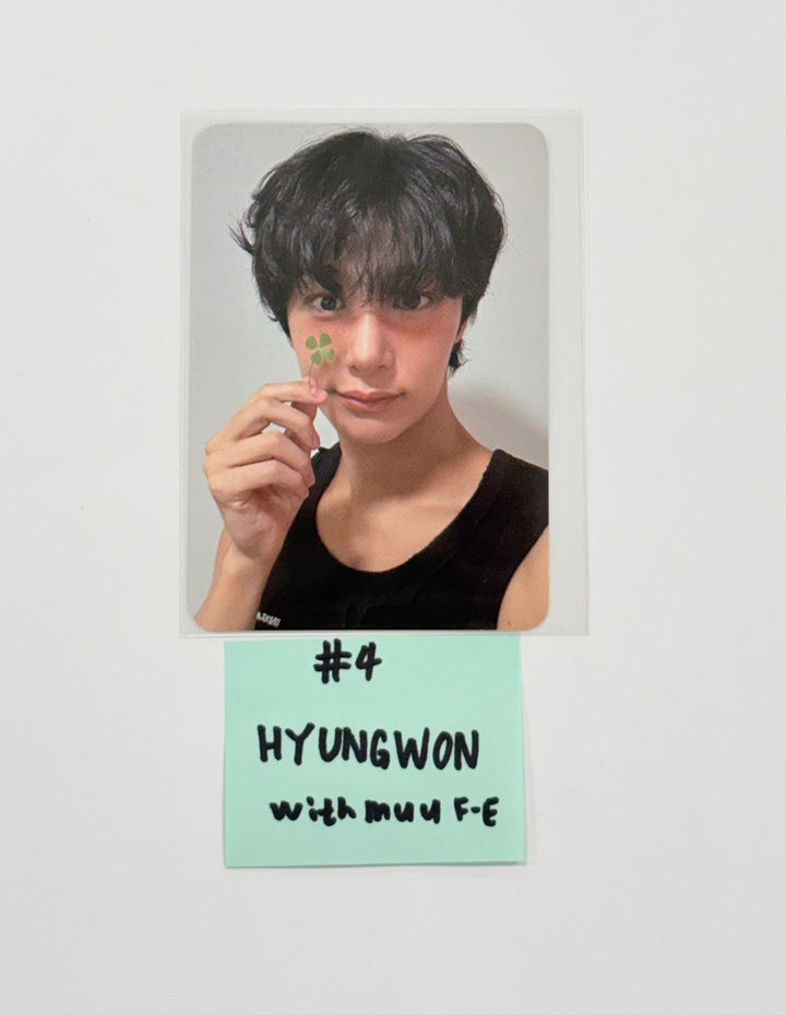 MONSTA X "THE X" - Withmuu Fansign Event Photocard [25.9.23]