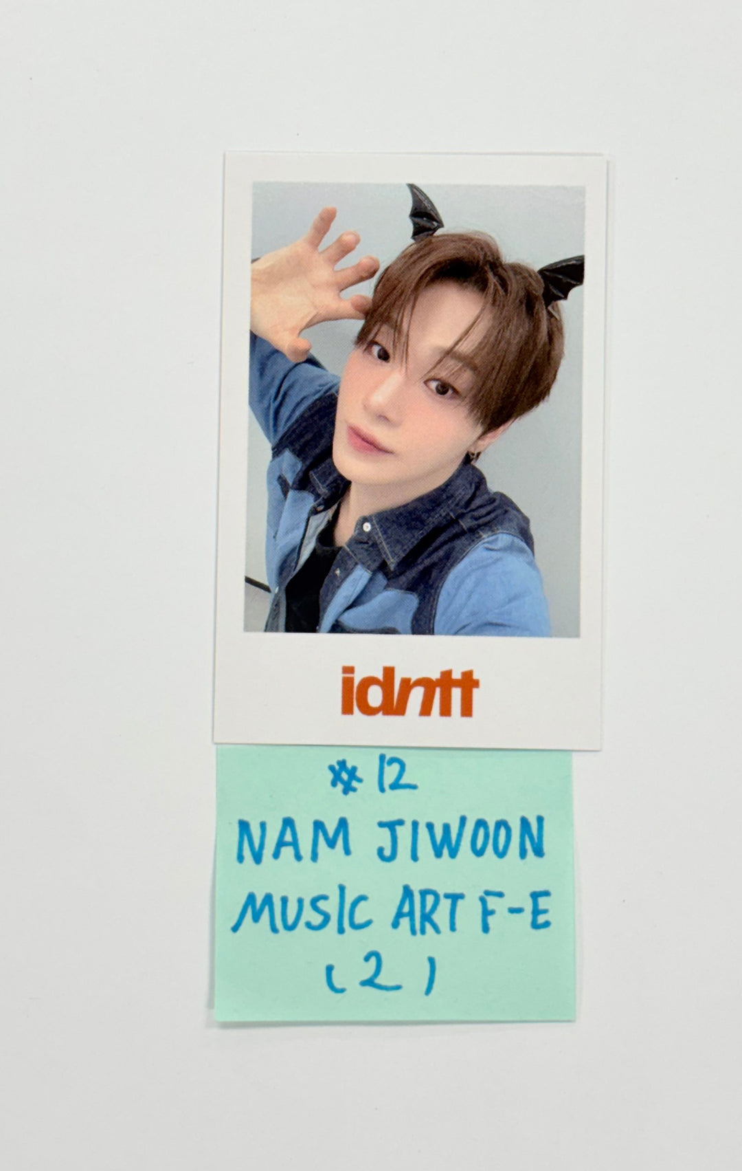 idntt "unevermet" - Music Art Fansign Event Polaroid Type Photocards (Objekt Music Album ver.) [25.9.23]