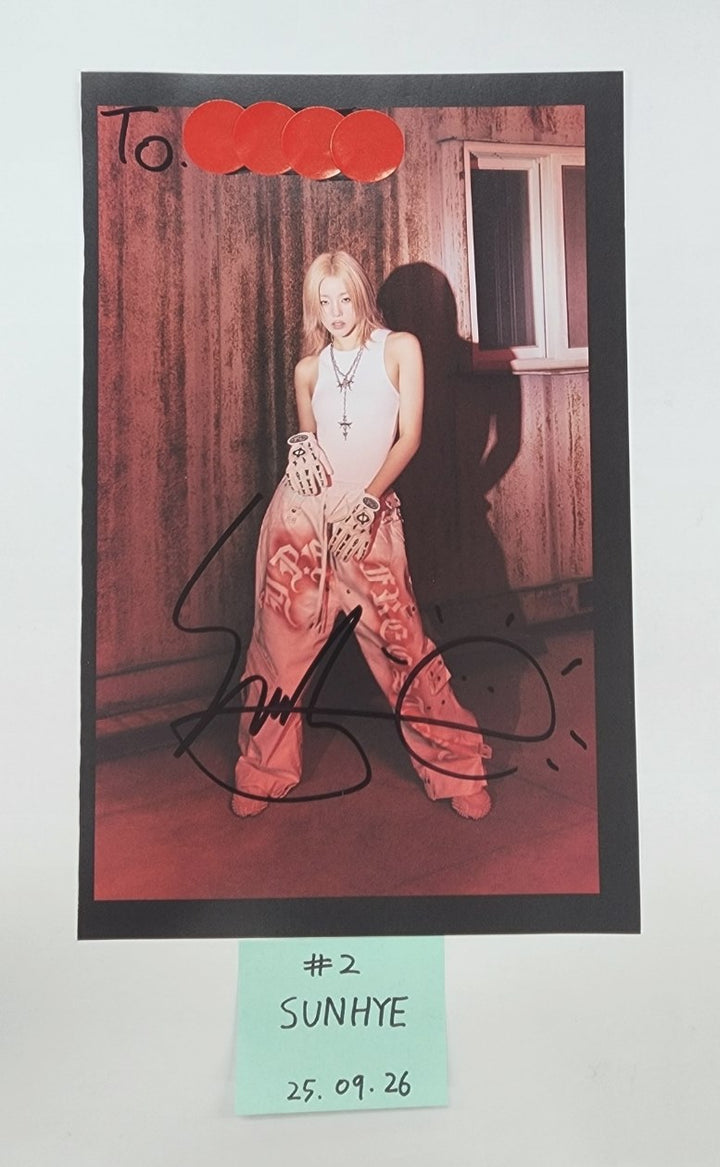 YOUNG POSSE "Growing Pain pt.1 : FREE" - A Cut Page From Fansign Event Album (Sticker Book ver.) [25.9.26]
