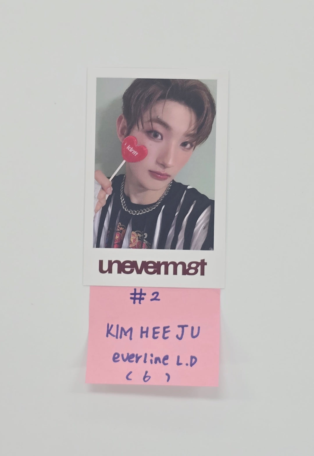 idntt "unevermet" - Everline Lucky Draw Event Polaroid Type Photocards (Objekt Music Album ver.) [25.9.29]