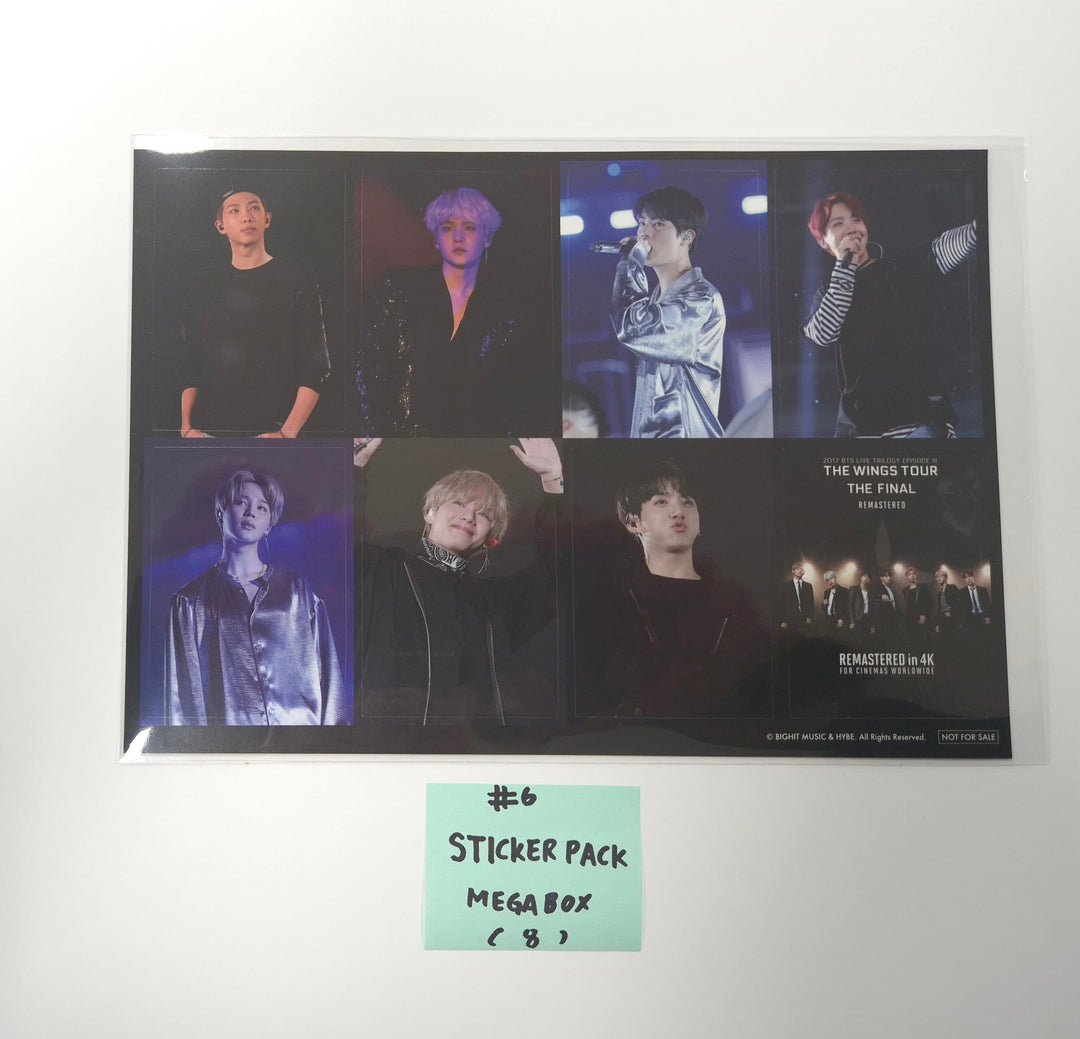 BTS MOVIE WEEKS - MEGABOX Event Photocard set (7ea), Original Ticket [25.10.13]