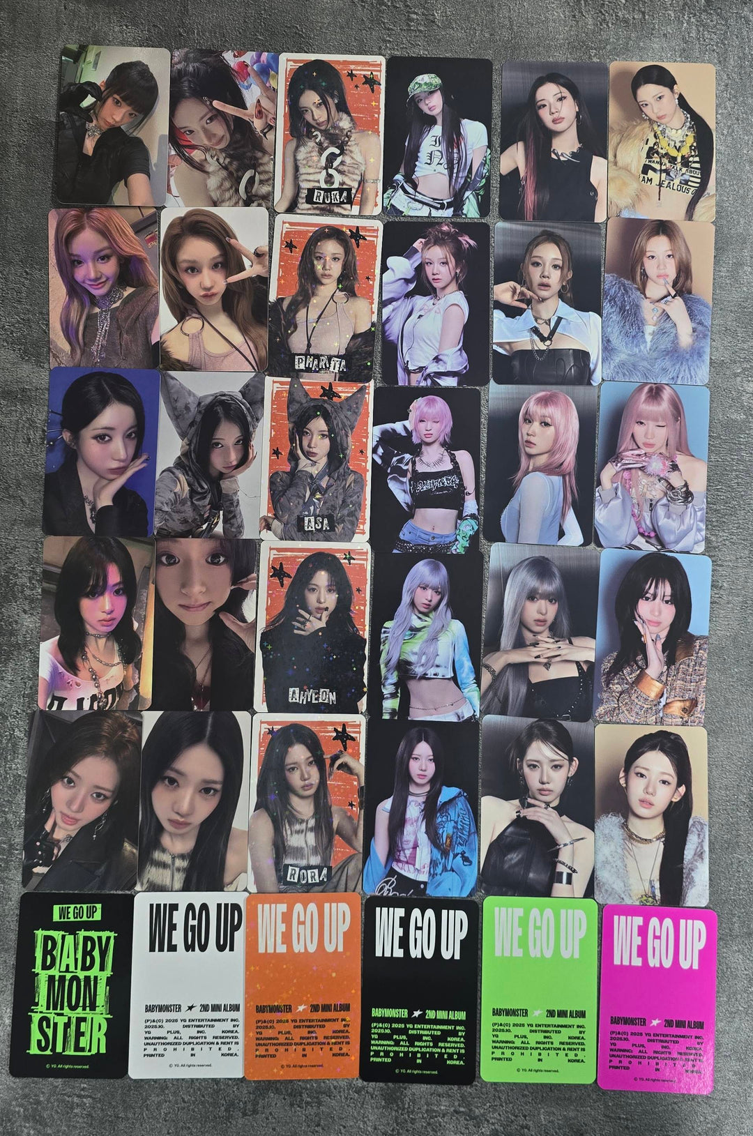 BABYMONSTER "WE GO UP" - Official Trading Photocard (2) [25.10.13]