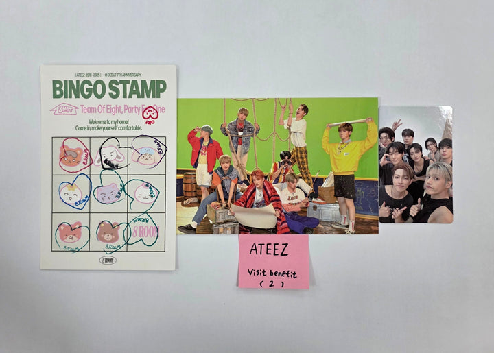ATEEZ - ATEEZ "8ROOM" POP-UP STORE Visit Benefit Event Photocard &amp; Postcard [25.10.14]