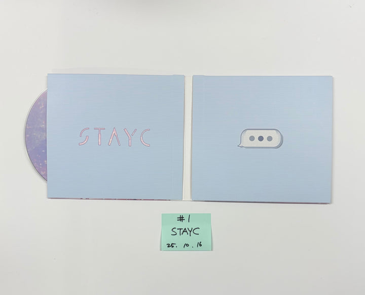 STAYC "...l", IZNA "SIGN", ATEEZ "GOLDEN HOUR : Part.3", ZB1 "CINEMA PARADISE", Minnie "Her", Baby Dont Cry "", I-dle "We Are", Cosmosy "Lucky=One", EJel "ANEW" - Hand Autographed(Signed) Promo Album [25.10.16]