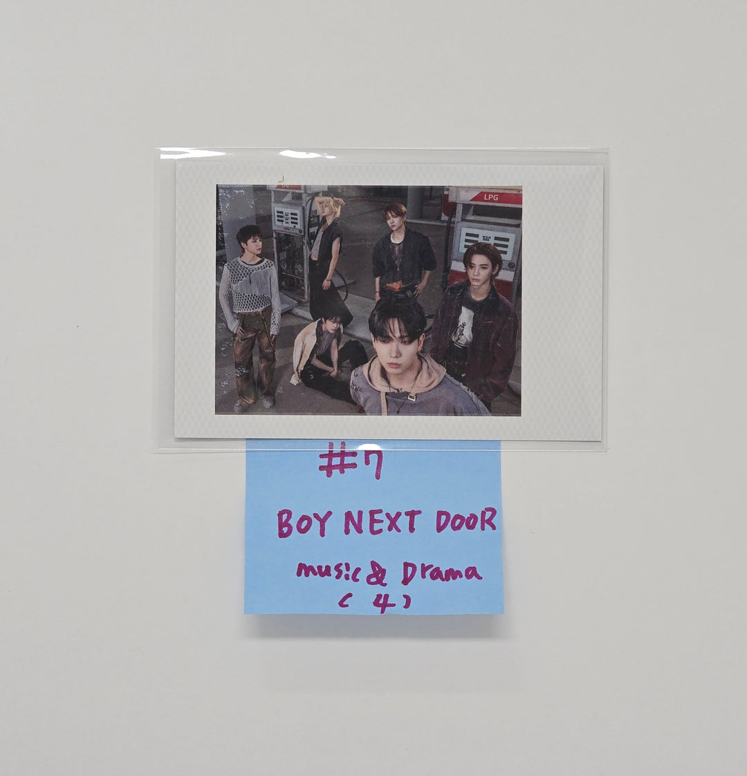 BOYNEXTDOOR  5th EP "The Action" - Music &amp; Drama Pre-Order Benefit Polaroid type Photocard [25.10.27]