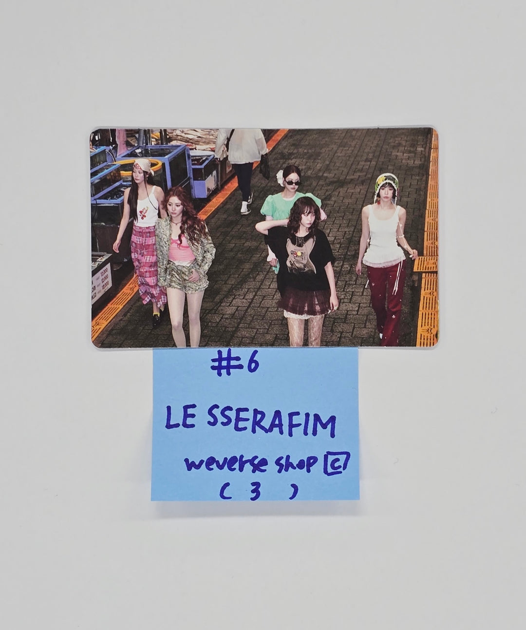 Le Sserafim "SPAGHETTI" - Weverse Shop Pre-Order Benefit Photocard (Compact Ver.) [25.10.27]