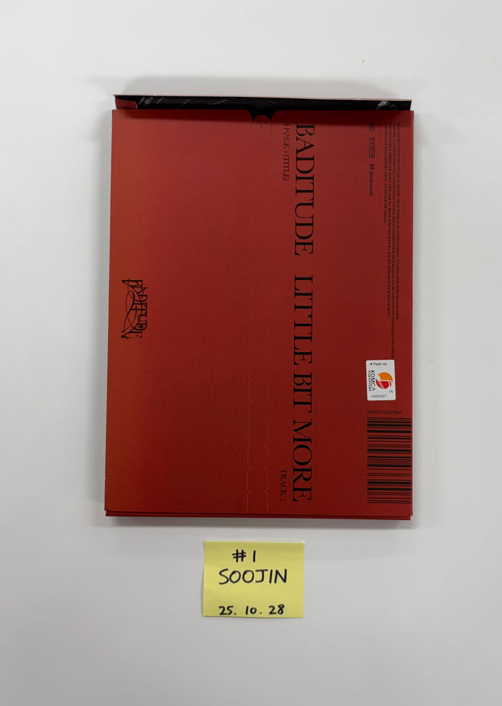 SOOJIN "BADITUDE " - Hand Autograhped(Signed) Album [25.10.28]