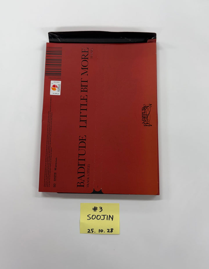 SOOJIN "BADITUDE " - Hand Autograhped(Signed) Album [25.10.28]