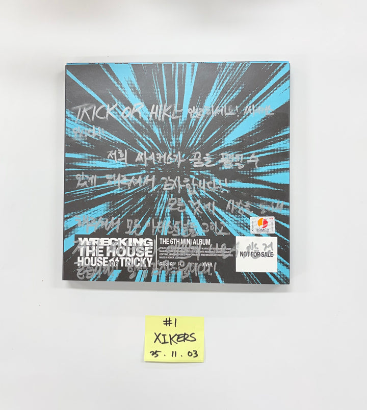 XIKERS "HOUSE OF TRICKY : WRECKING THE HOUSE" - Hand Autographed(Signed) Promo Album [25.11.03]