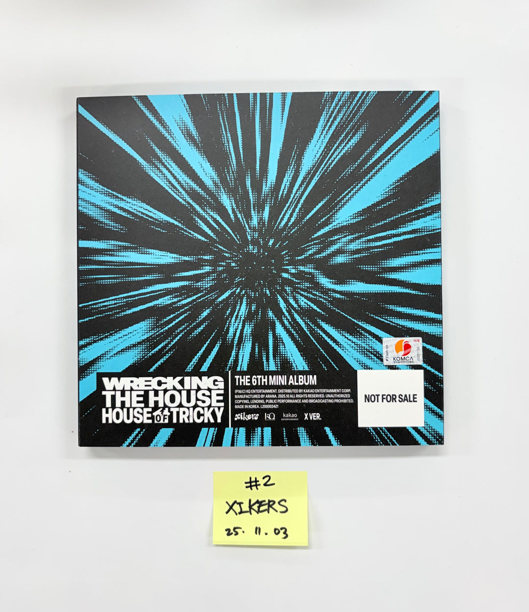 XIKERS "HOUSE OF TRICKY : WRECKING THE HOUSE" - Hand Autographed(Signed) Promo Album [25.11.03]