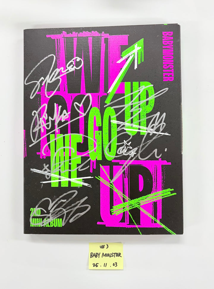 BABYMONSTER "WE GO UP" - Hand Autographed(Signed) Promo Album [25.11.03]