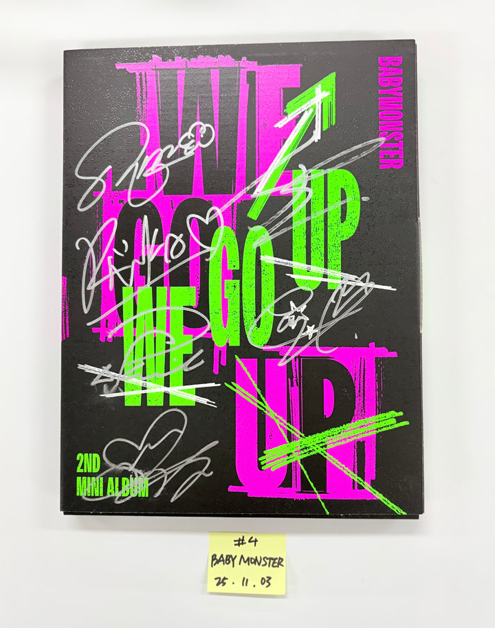 BABYMONSTER "WE GO UP" - Hand Autographed(Signed) Promo Album [25.11.03]