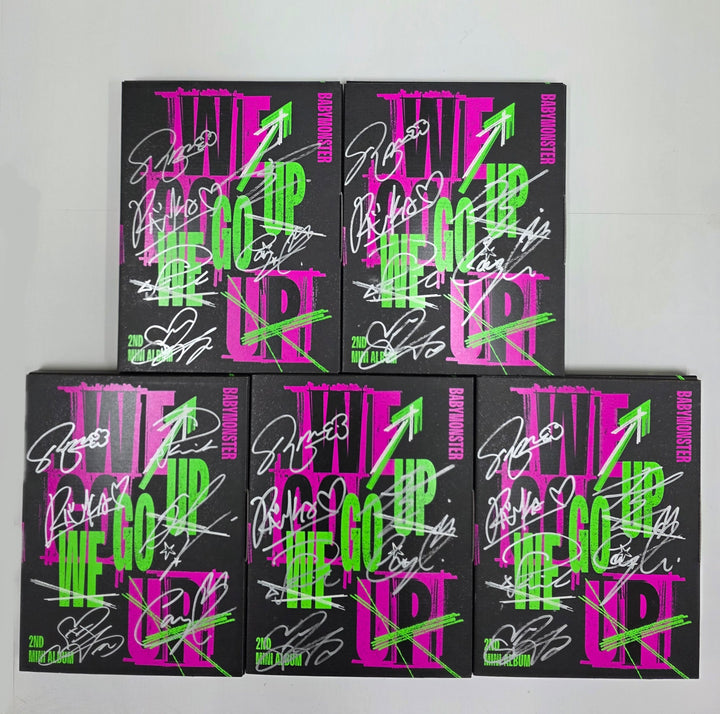 BABYMONSTER "WE GO UP" - Hand Autographed(Signed) Promo Album [25.11.03]