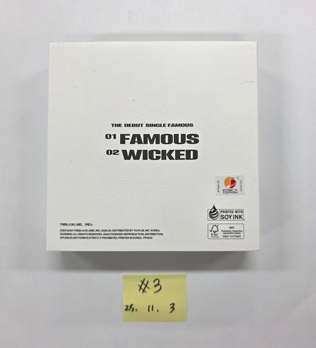ALLDAY PROJECT "FAMOUS" - MWave Hand Autographed(Signed) Album [25.11.03]