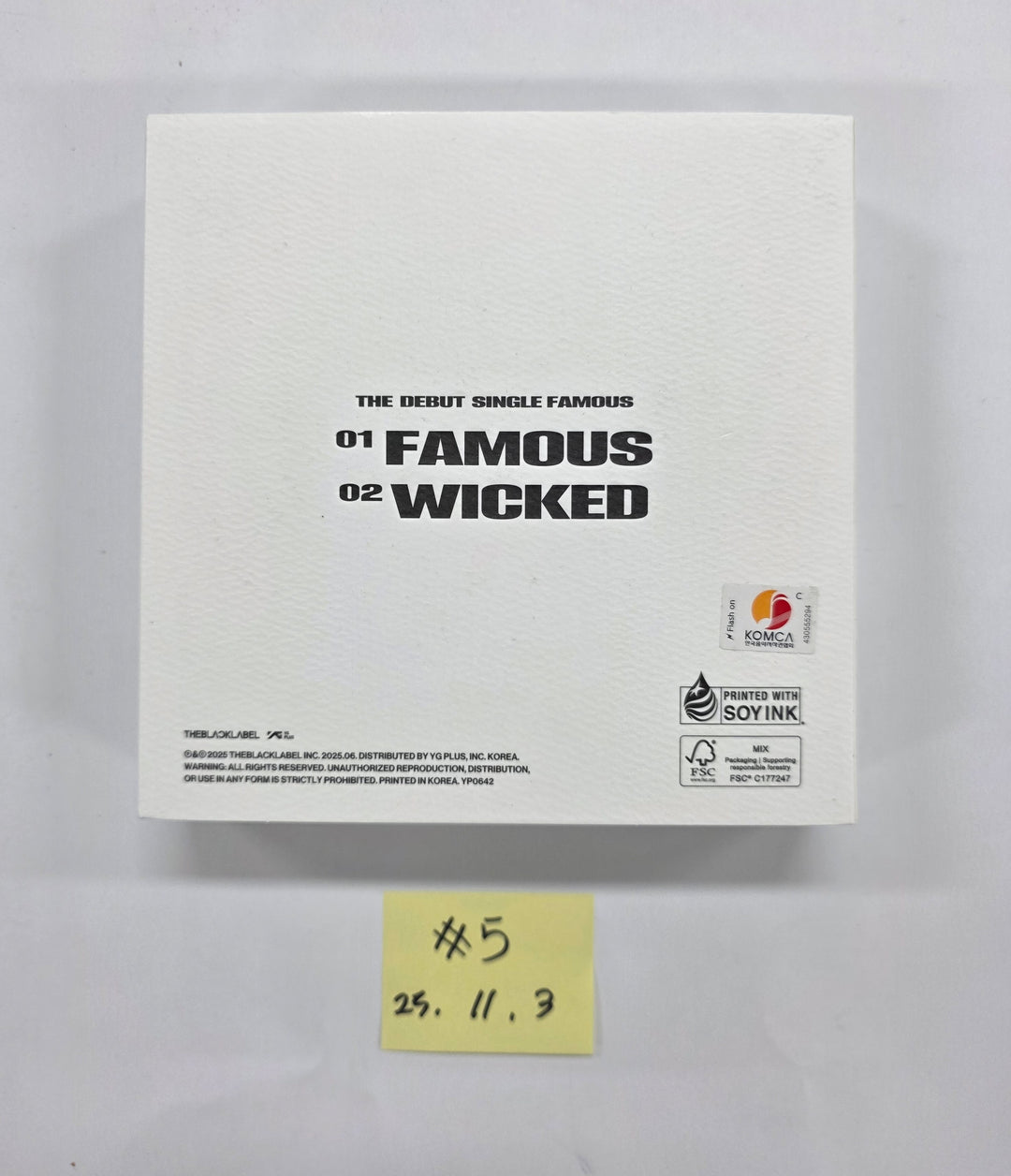 ALLDAY PROJECT "FAMOUS" - MWave Hand Autographed(Signed) Album [25.11.03]