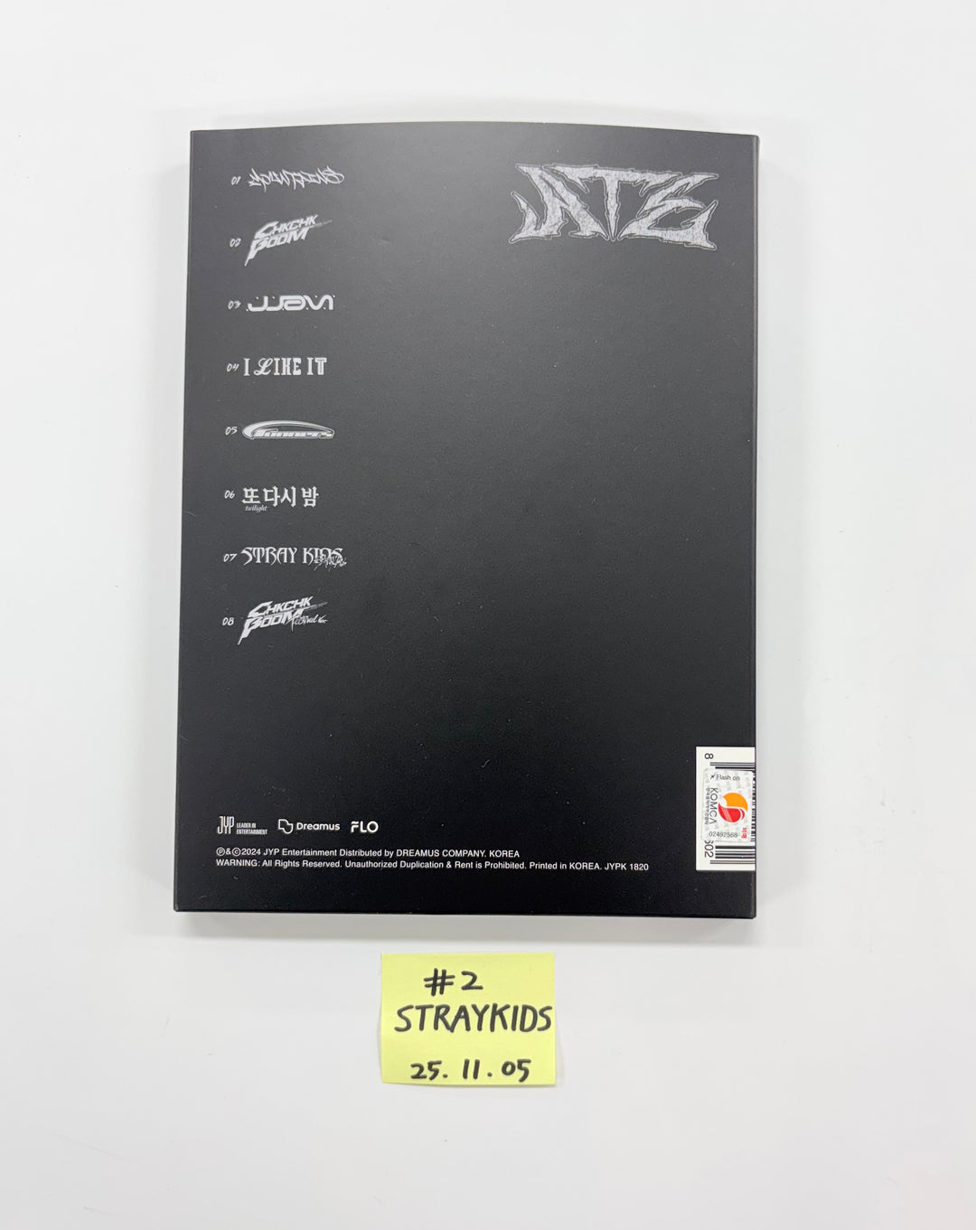 Stray Kids "ATE" - Hand Autographed(Signed) Promo Album [25.11.05]