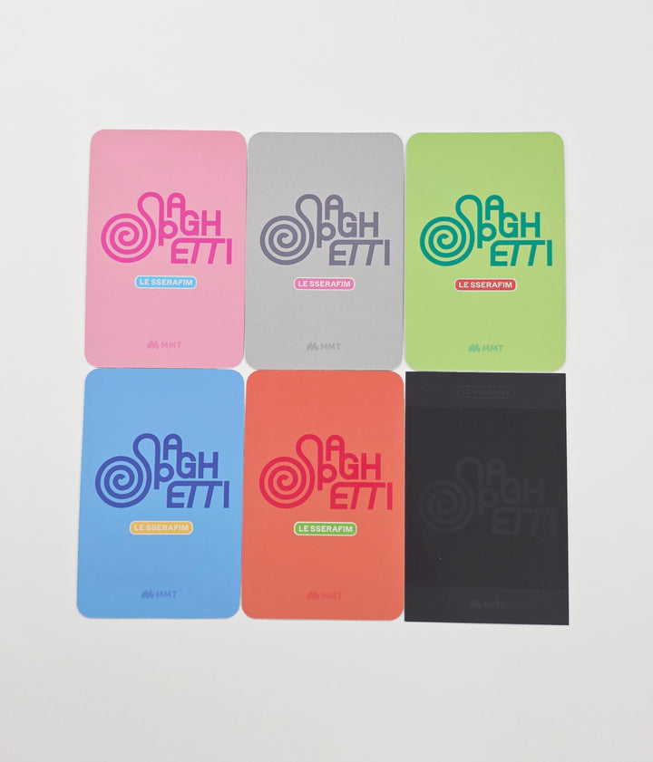Le Sserafim "SPAGHETTI" - MMT Pre-Order Benefit Photocard, Polaroid type Photocard (Compact Ver.) [25.11.05]